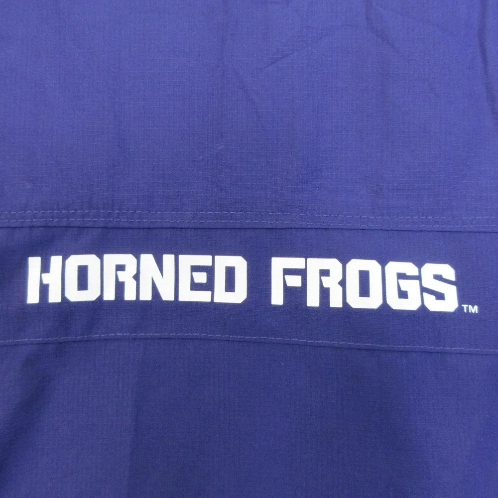 TCU Horned Frogs Nike Pullover Jacket Men M Purple NCAA Football Storm Fit Sport